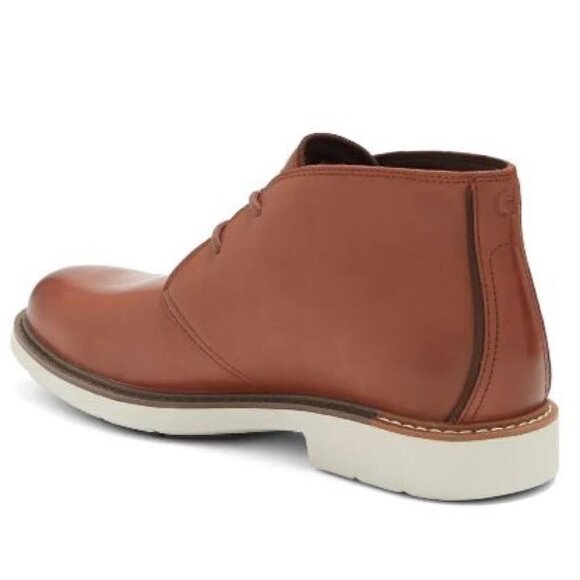 Cole Haan Mens Brown Leather Go To Lace Up White Sole Chukka Boots Sz 9 New main image 14